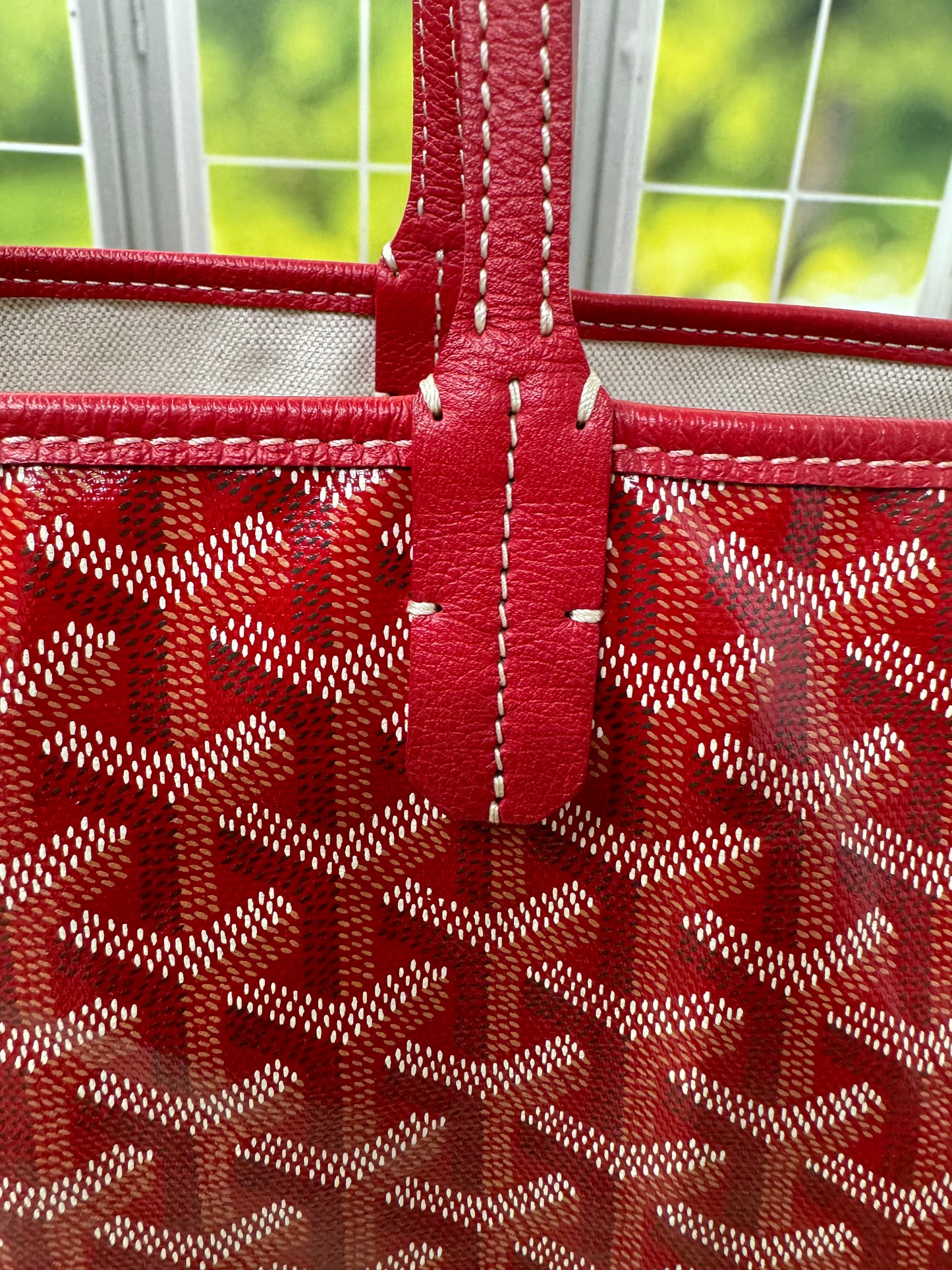 Preowned Goyard St Louis PM size Rouge(Red)