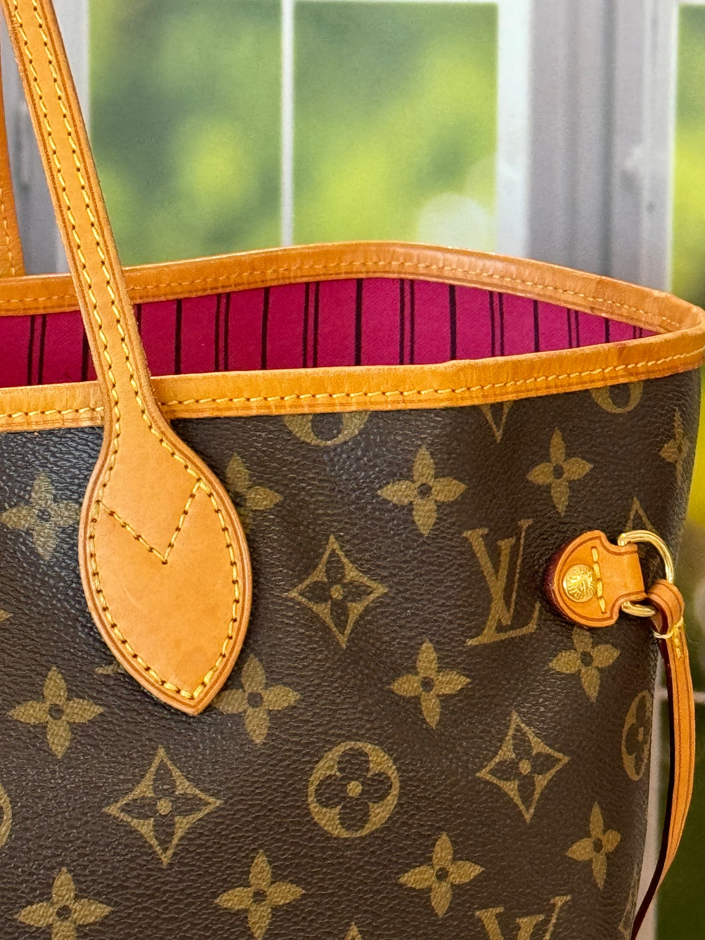 FL1195 Pre-Owned Louis Vuitton Neverful GM size Monogram