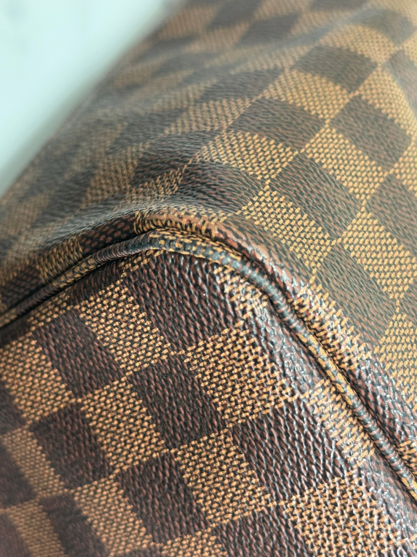 Preowned Neverful Damier Ebene GM size