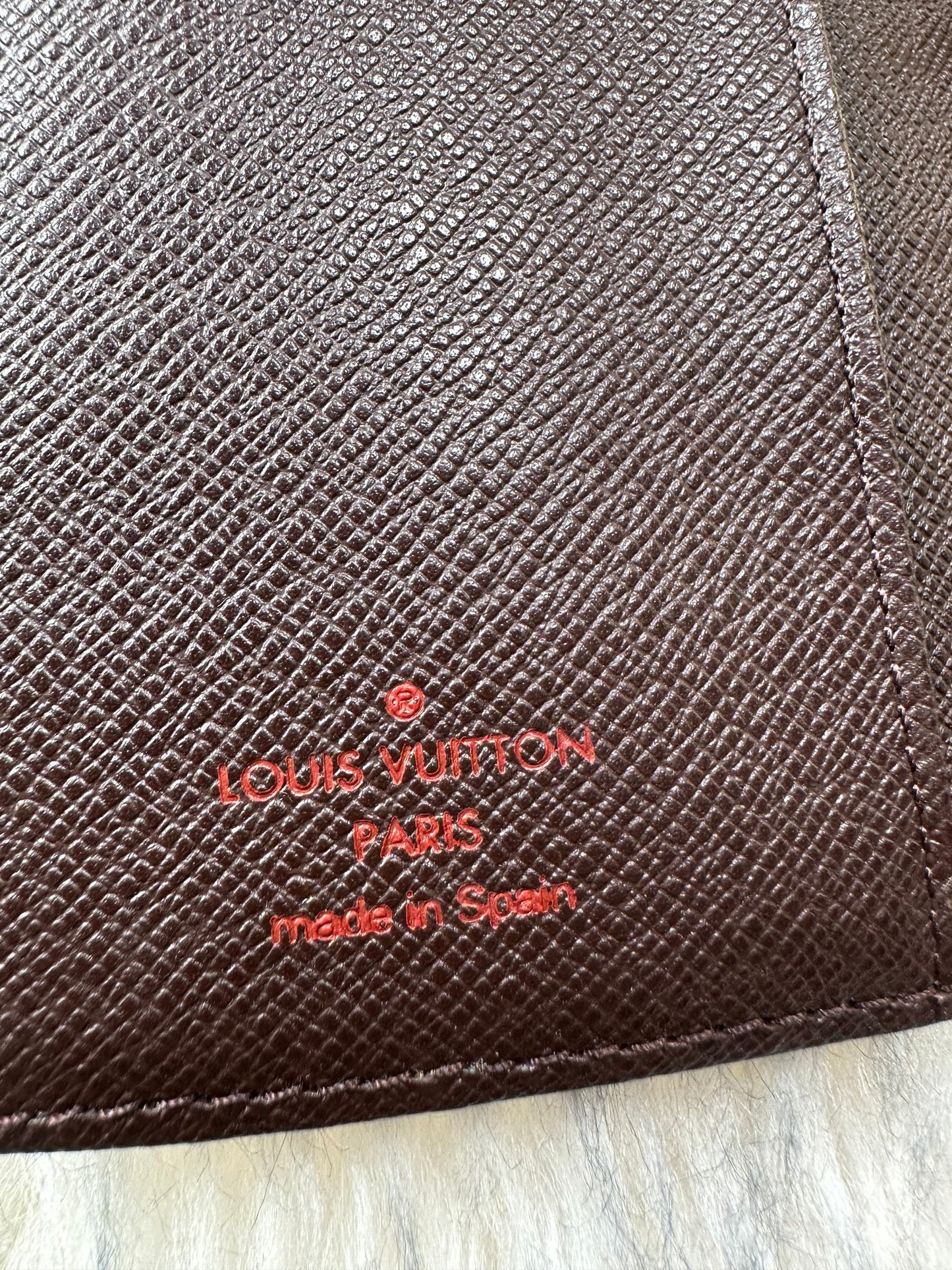 Preowned Louis Vuitton Agenda PM DE