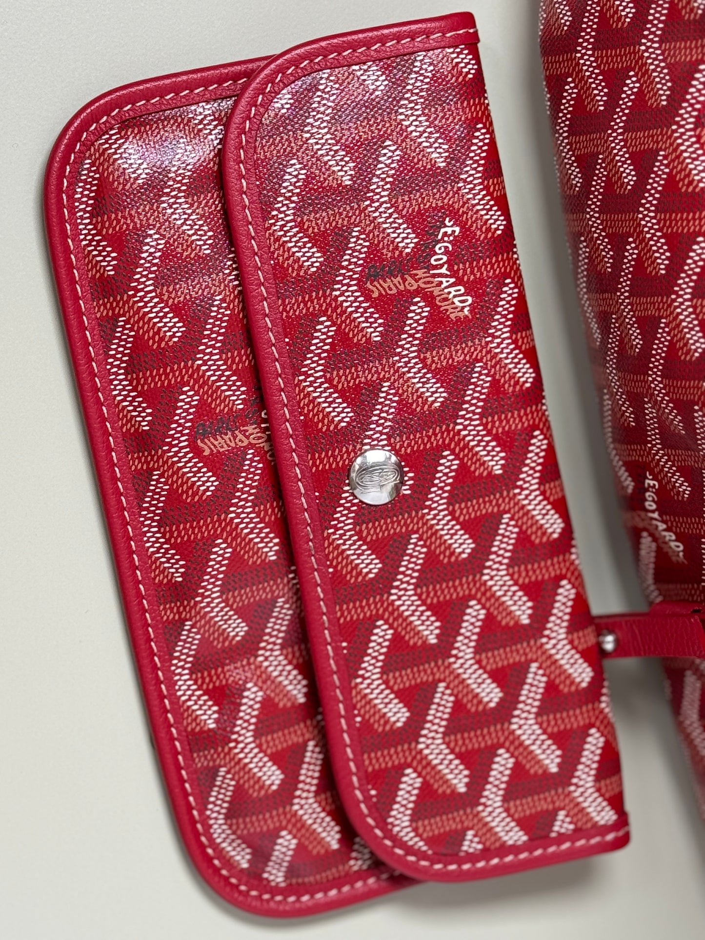 Preowned Goyard St Louis PM size Rouge(Red)