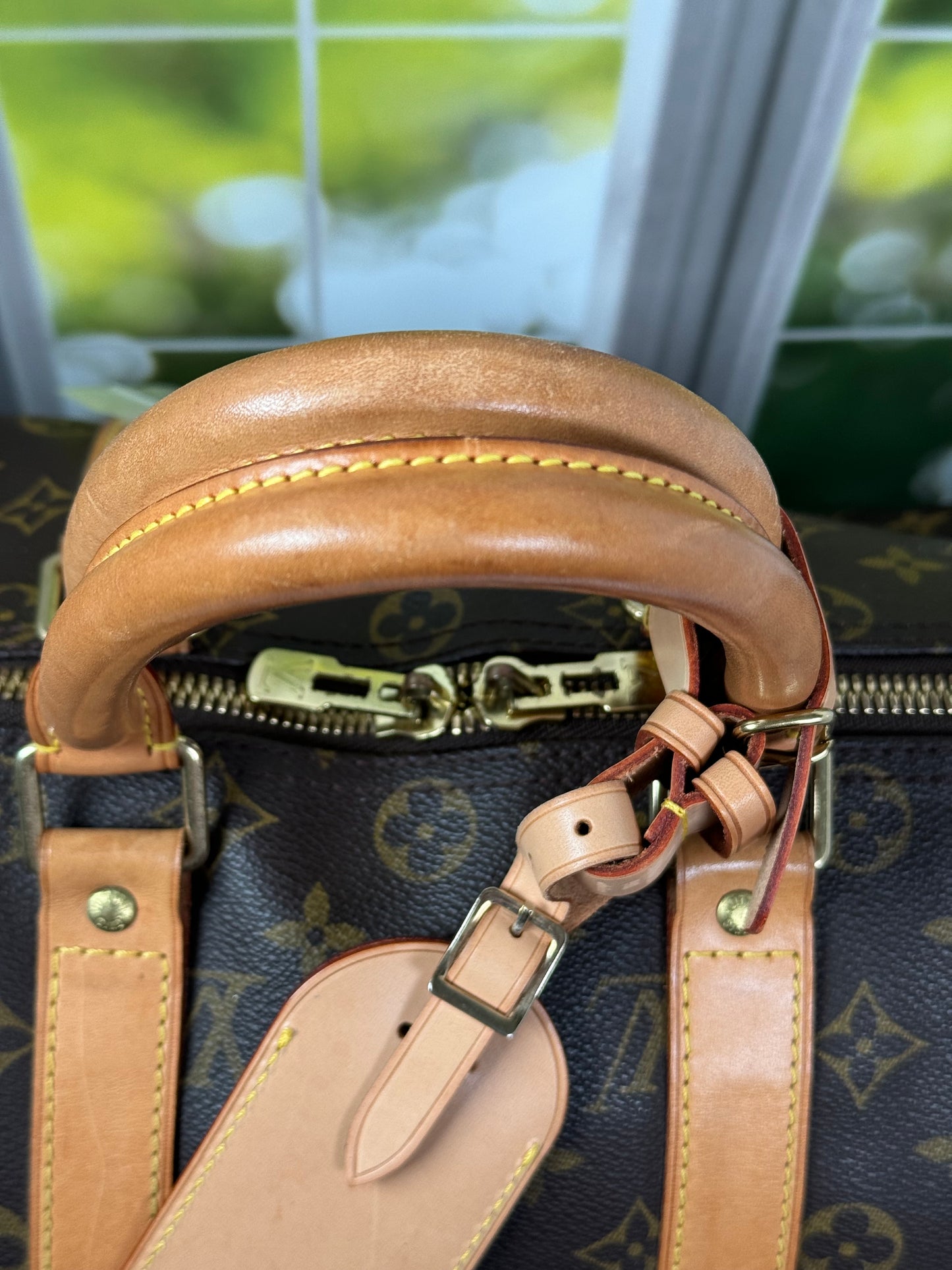 Preowned Louis Vuitton Keepall 45 Bandoliers