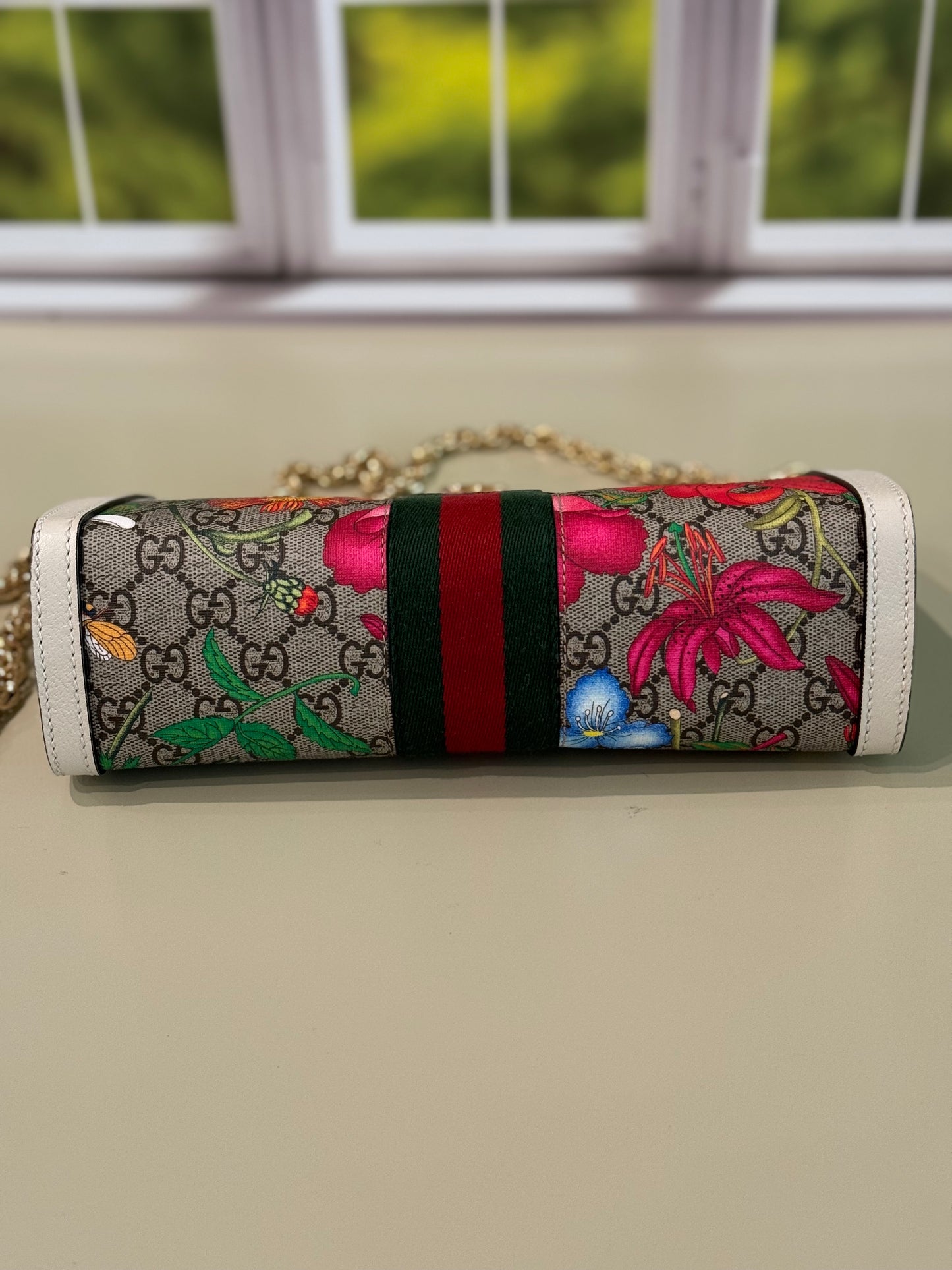 Preowned Gucci Shoulder Bag floral