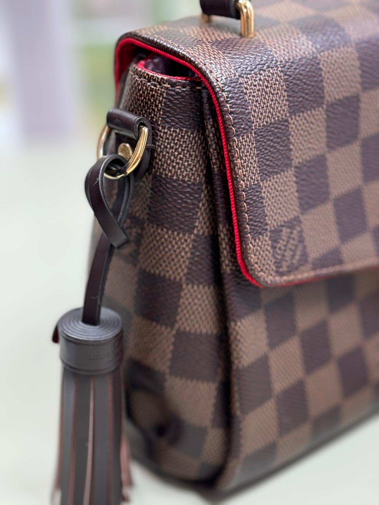 Preowned Louis Vuitton Croisette Damier Ebene