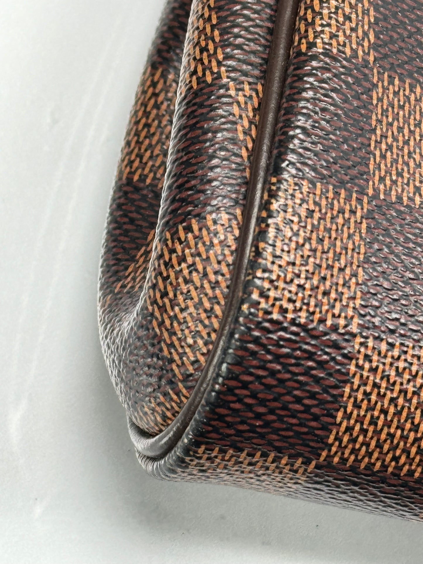 Preowned Louis Vuitton Eva Clutch Damier Ebene