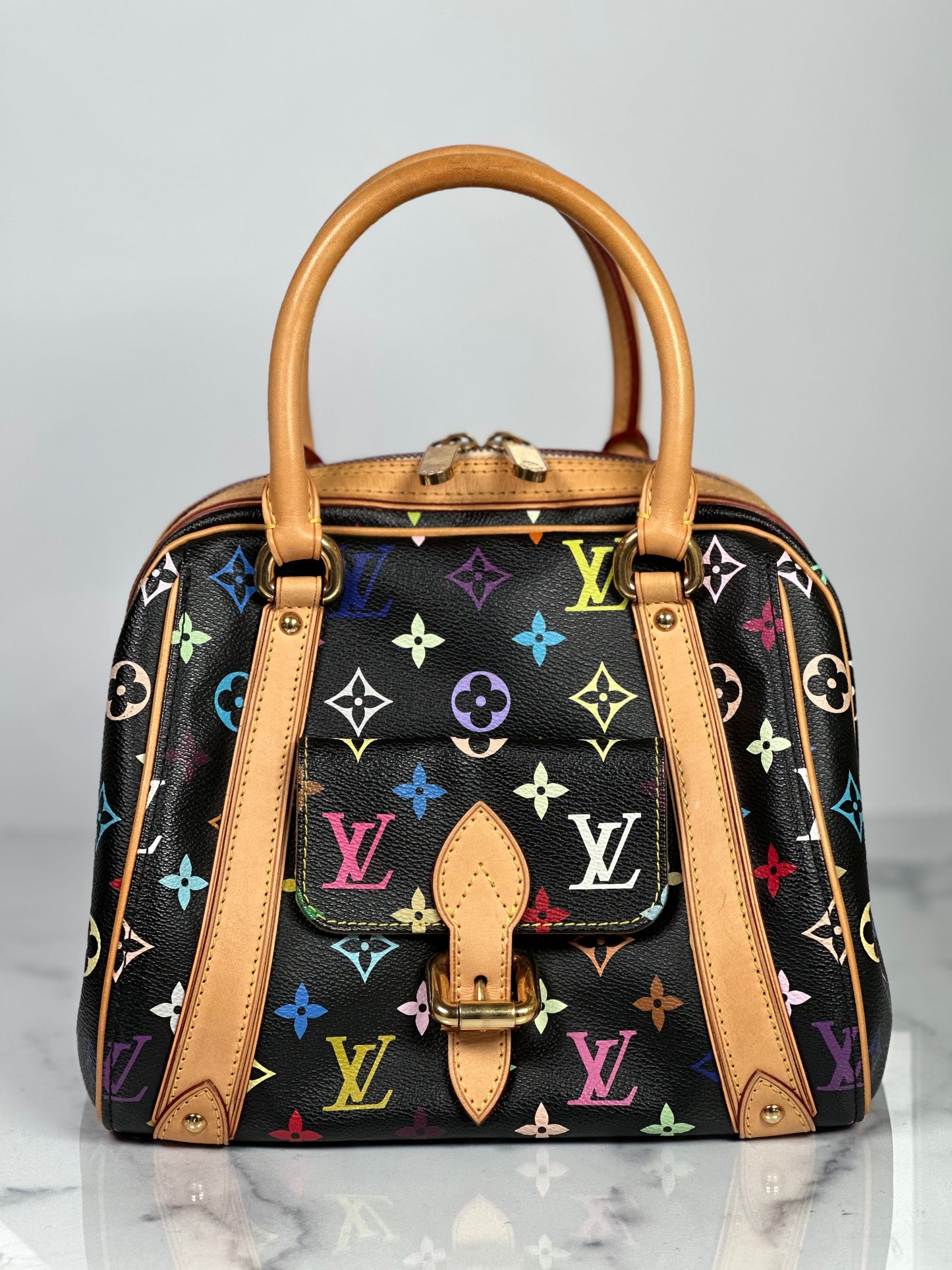 Pre-Owned Louis Vuitton Priscilla Multicolor