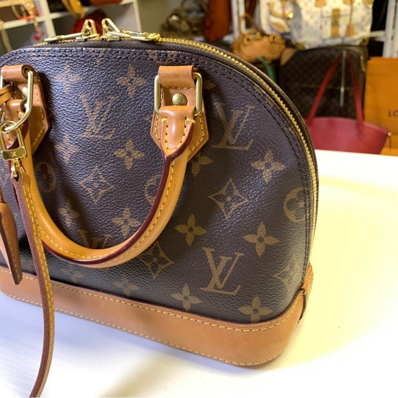 Pre-Owned Louis Vuitton Alma BB Monogram SN1129