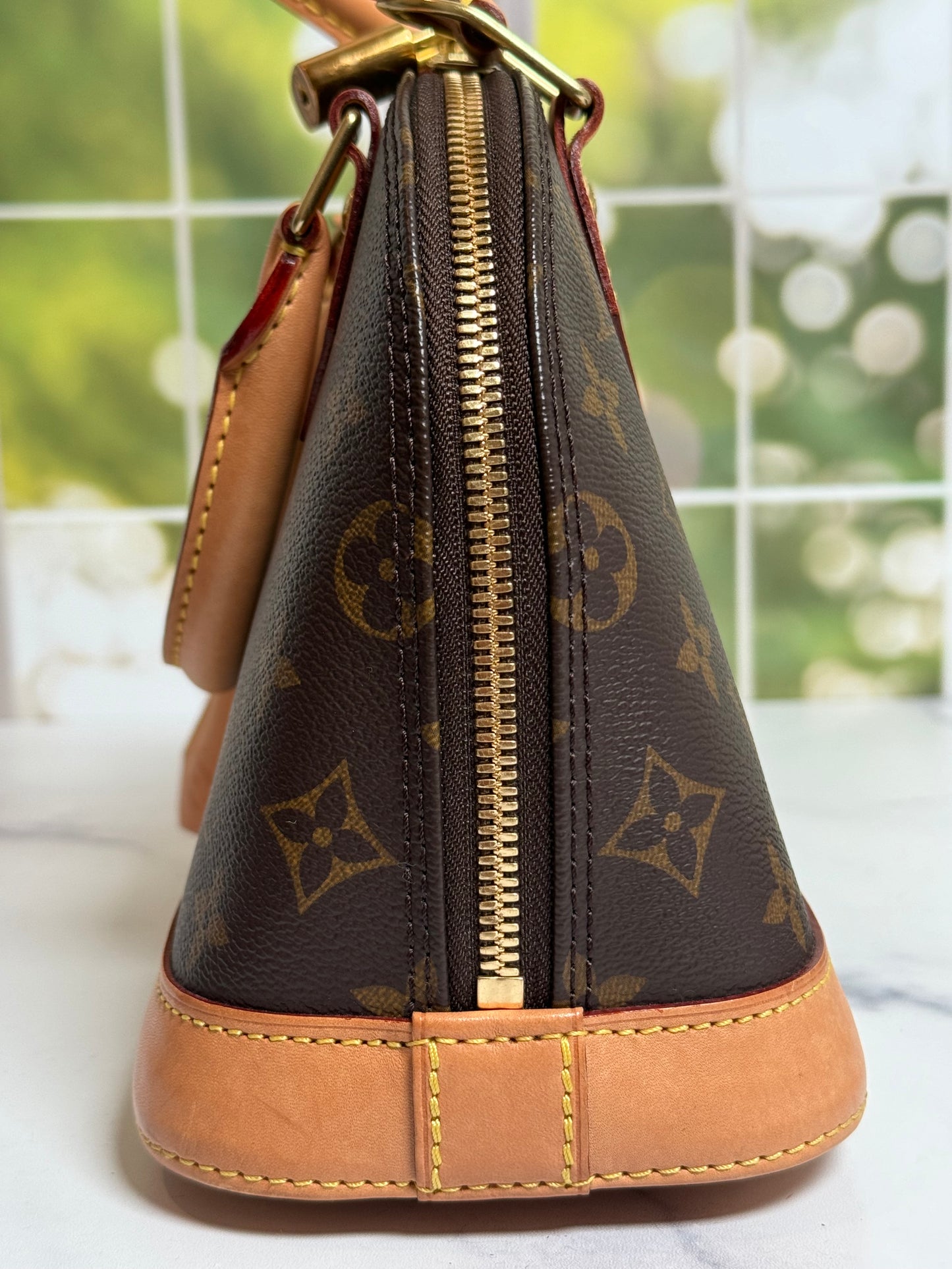 Preowned Louis Vuitton Alma Bb monogram