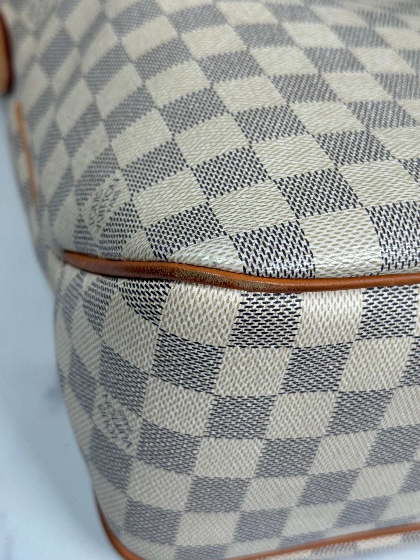 Preowned Louis Vuitton Delightful PM size Damier Azur