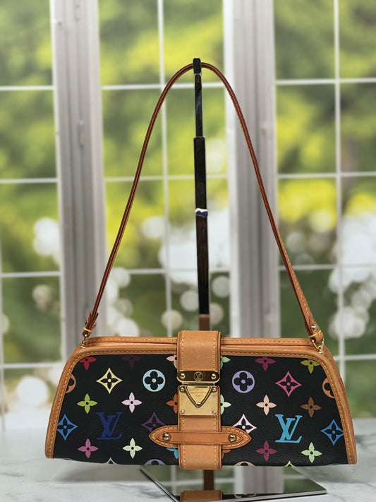 Preowned Louis Vuitton Shirley Multicolor Noir