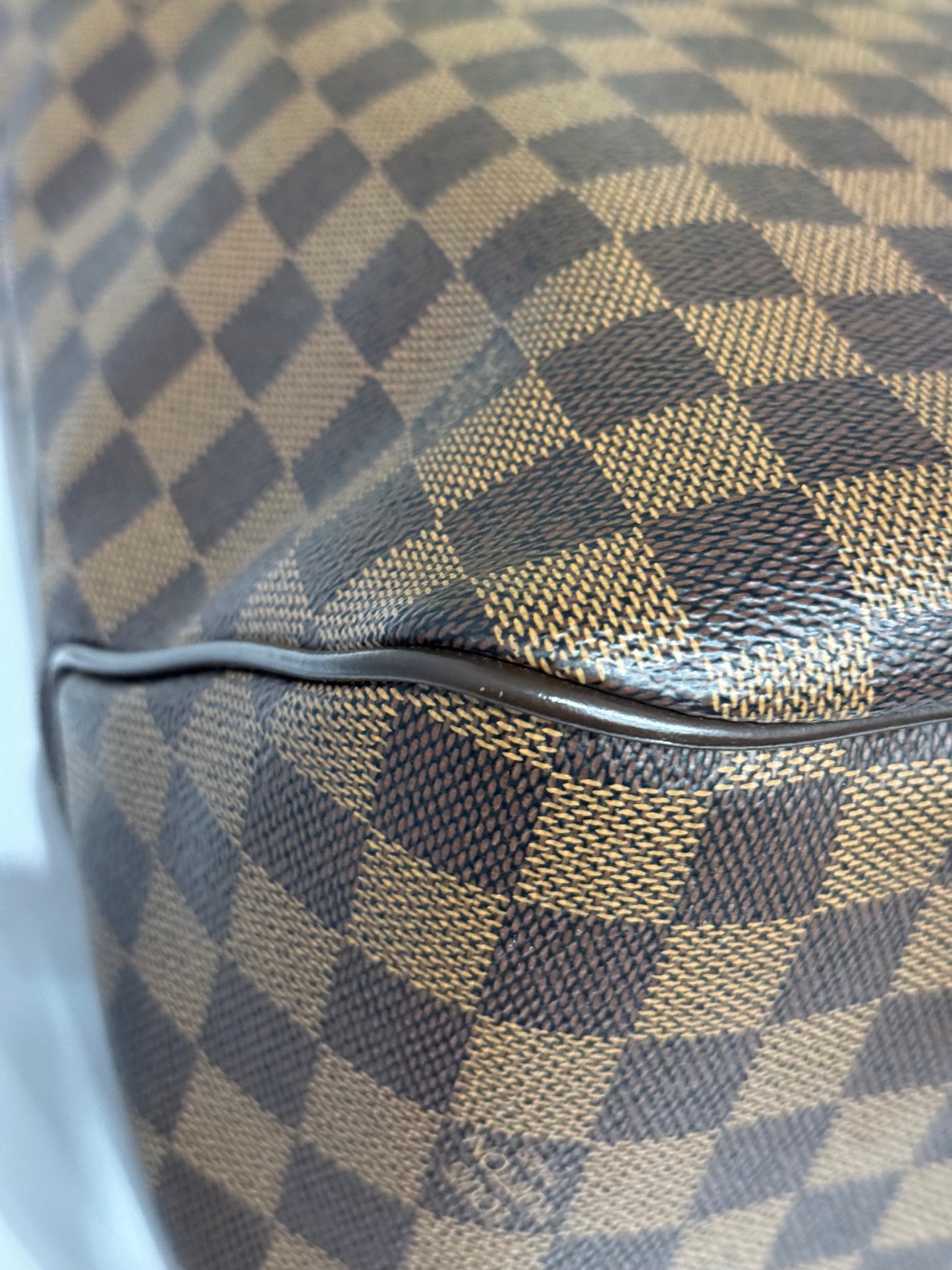 Pre-Owned Louis Vuitton Delightful Damier Ebene Mm size