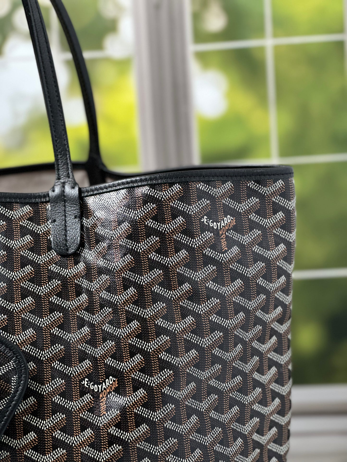 Preowned Goyard St Louis PM size Noir