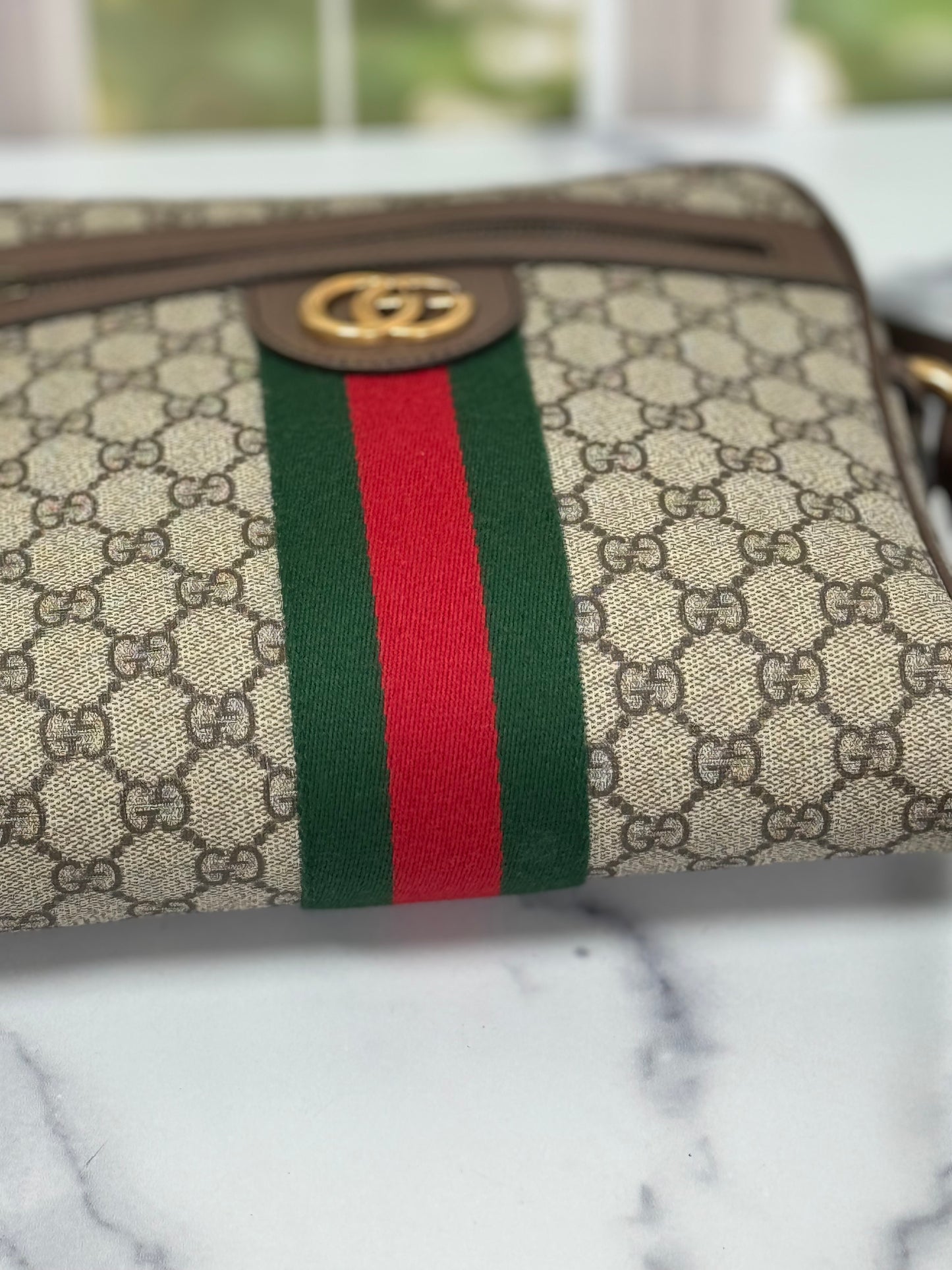 Preowned Gucci Ophidia Messenger Bag