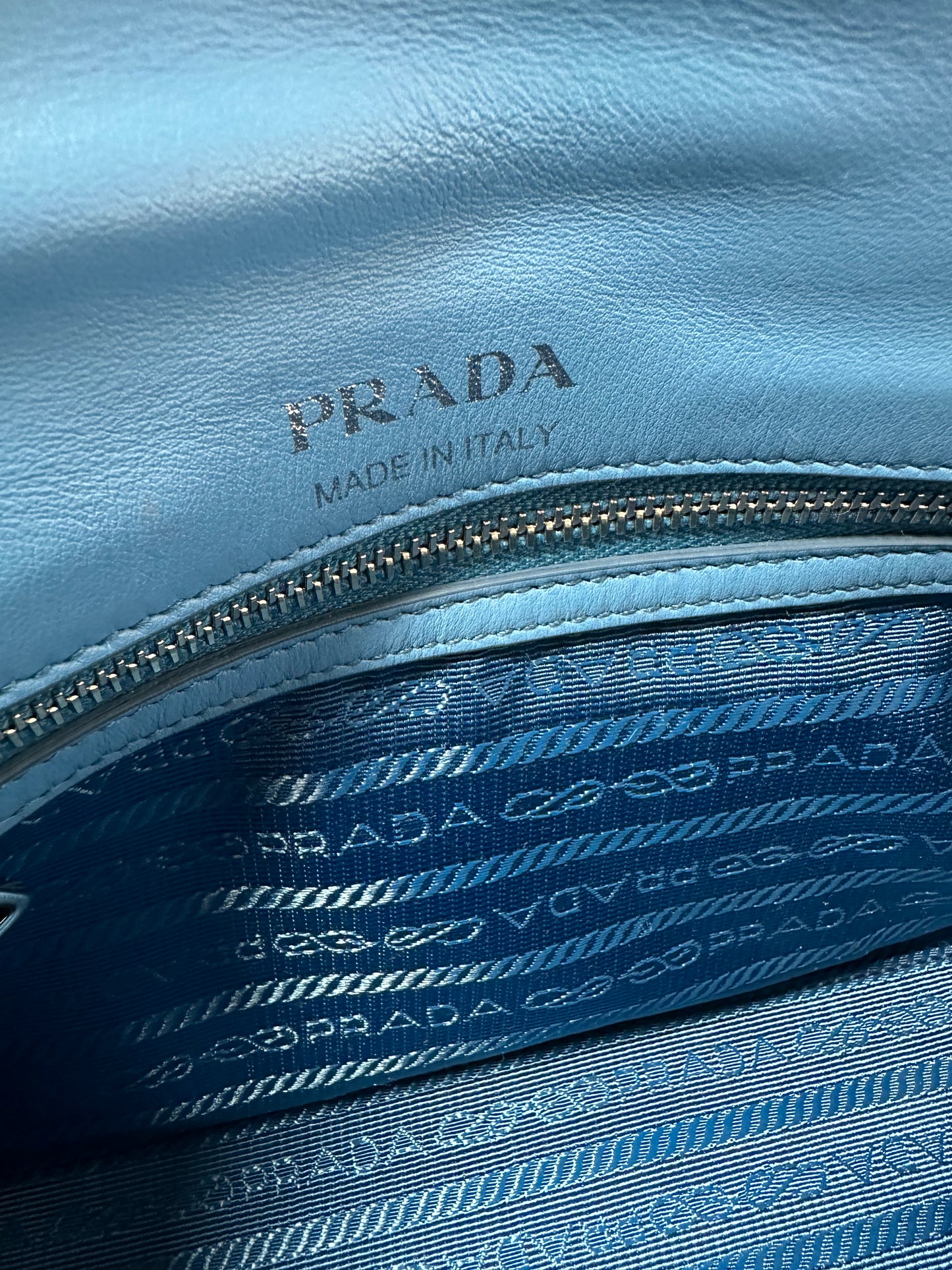 Preowned Prada Chain Flap Bag Small