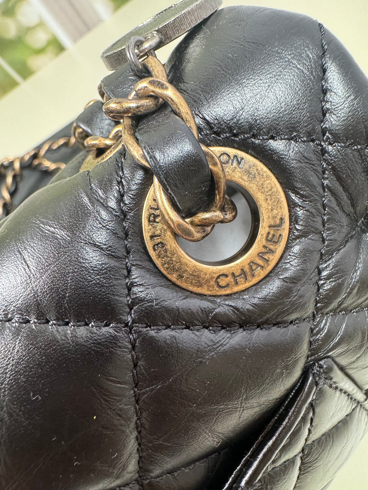 Preowned Chanel Medallion Medium Flap