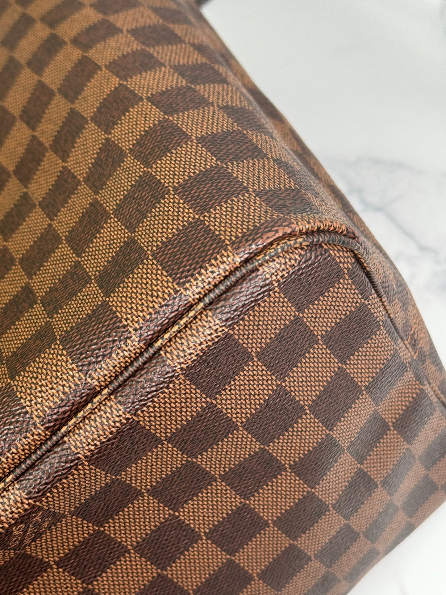 Preowned Neverful Damier Ebene GM size