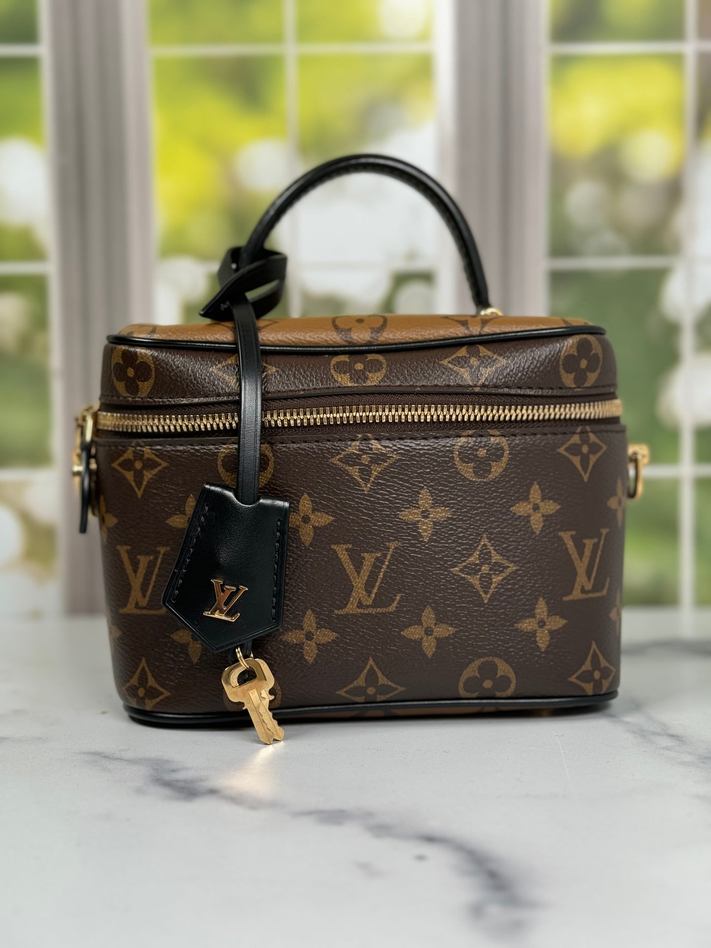 Preowned Louis Vuitton Vanity PM size