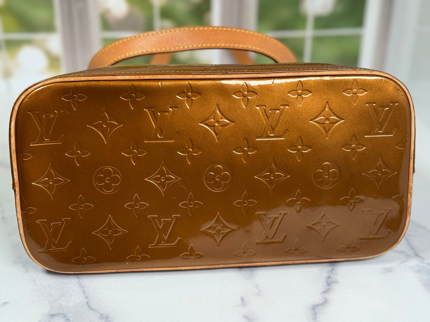 Preowned Louis Vuitton Houston Bag Monogram Vernis