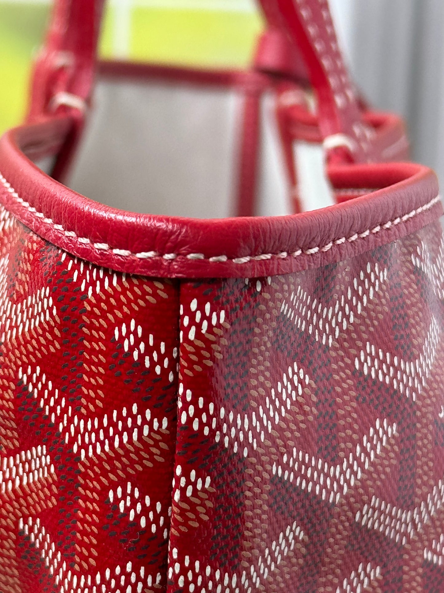 Preowned Goyard St Louis PM size Rouge(Red)