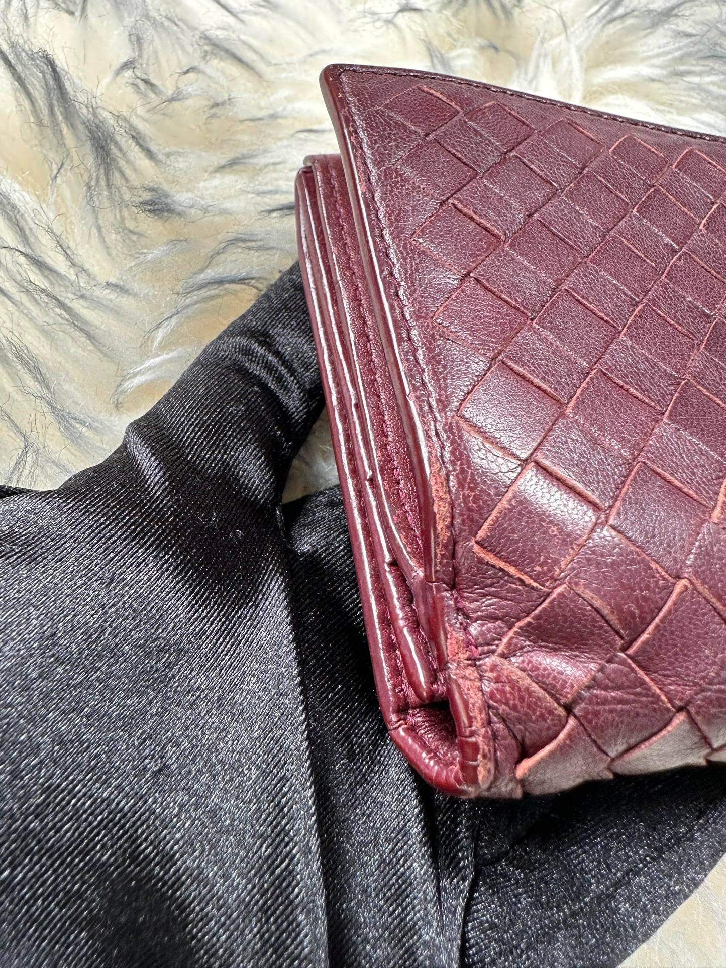 Preowned Bottega Veneta Long Wallet