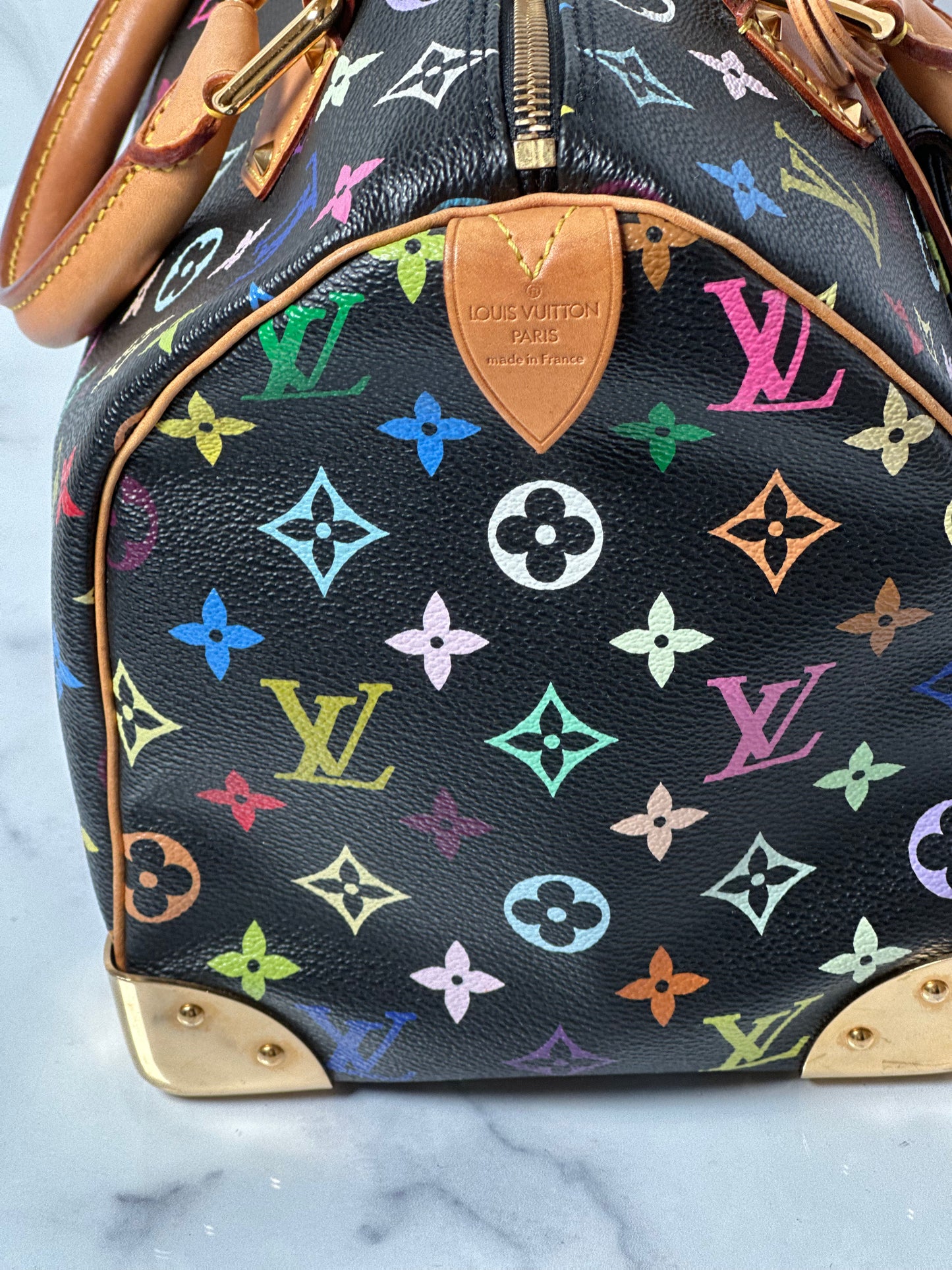 Pre-owned Louis Vuitton Speedy 30 Murakami and Wallet