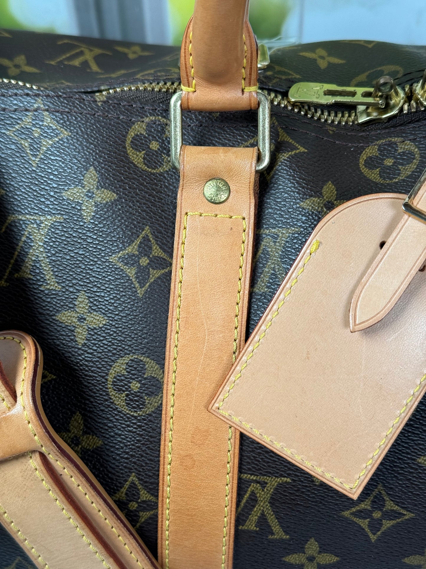 Preowned Louis Vuitton Keepall 45 Bandoliers