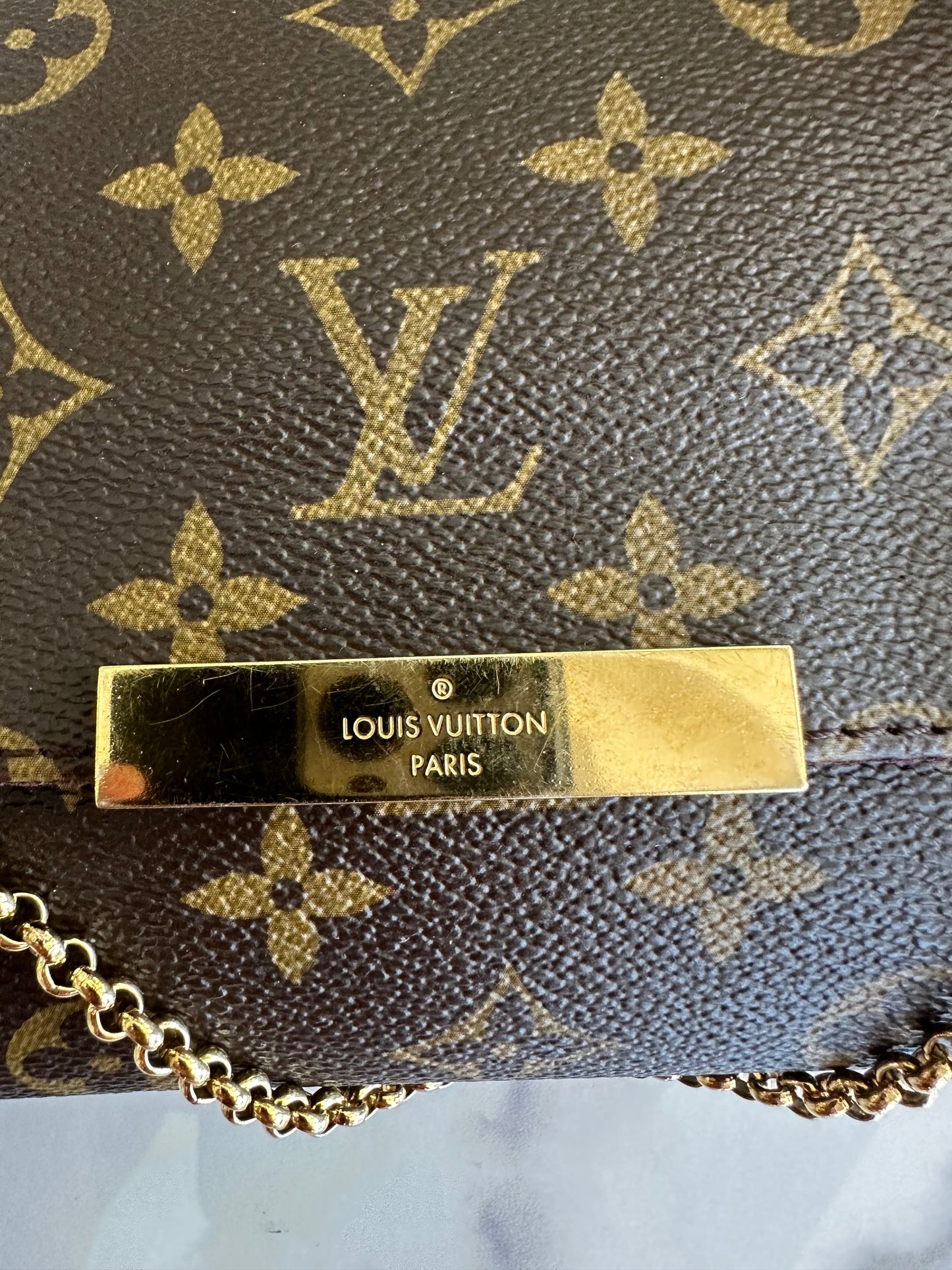 Preowned Louis Vuitton Favorite Monogram Mm Size