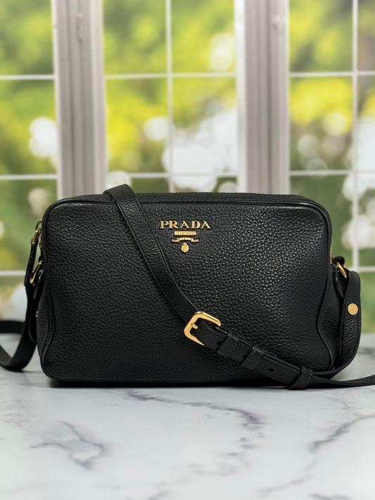 Preowned Prada Double zip Camera Bag