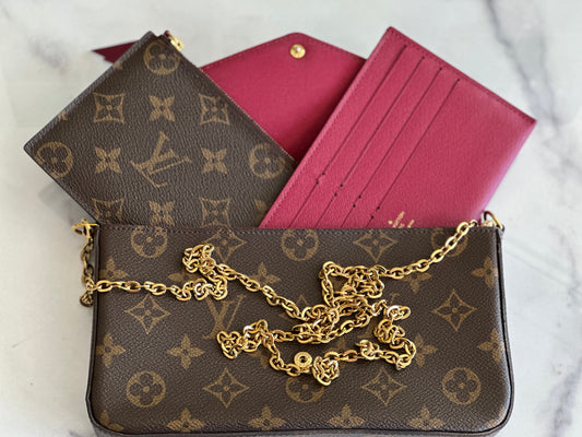 Preowned Louis Vuitton Felicie Monogram