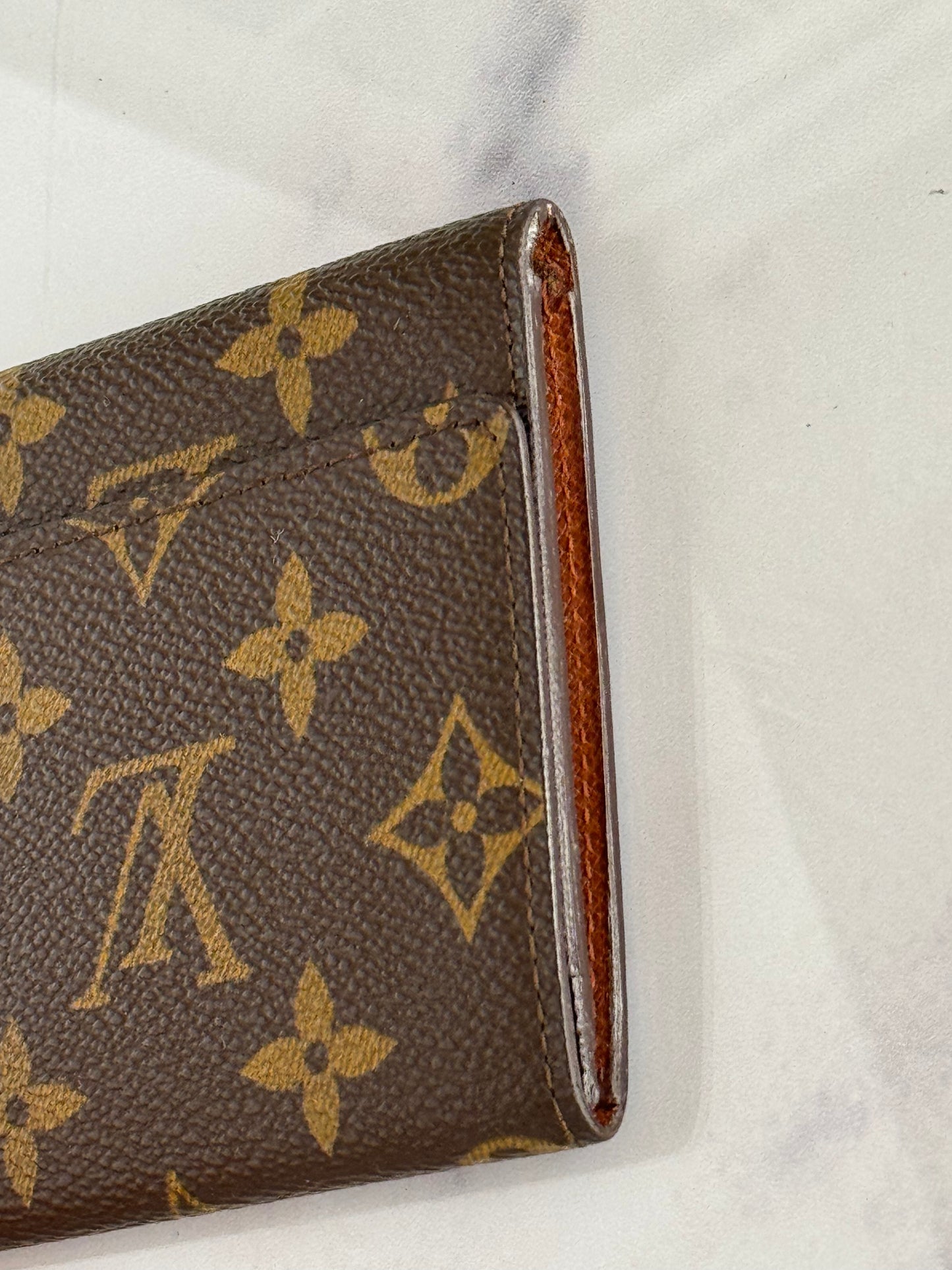 Pre-Owned Louis Vuitton Check Holder MI8909