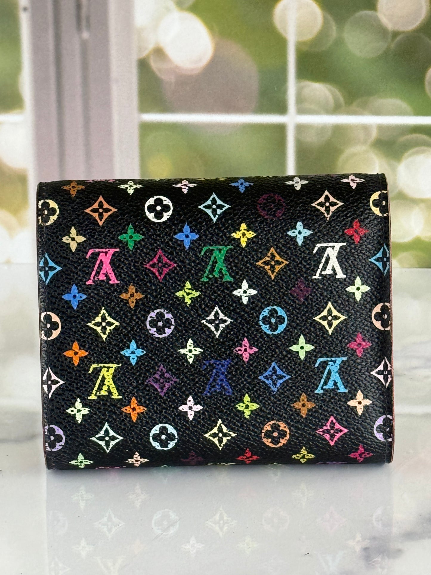 Pre-Owned Louis Vuitton multicolor Joey wallet