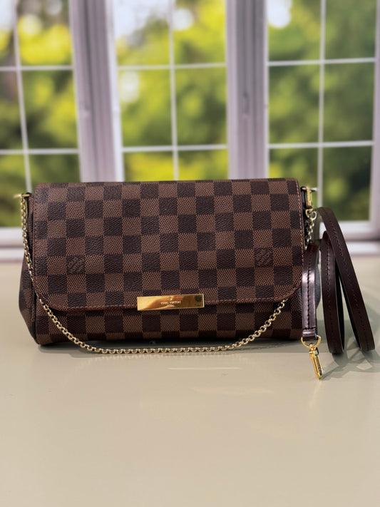 PREOWNED LOUIS VUITTON FAVORITE DAMIER EBENE