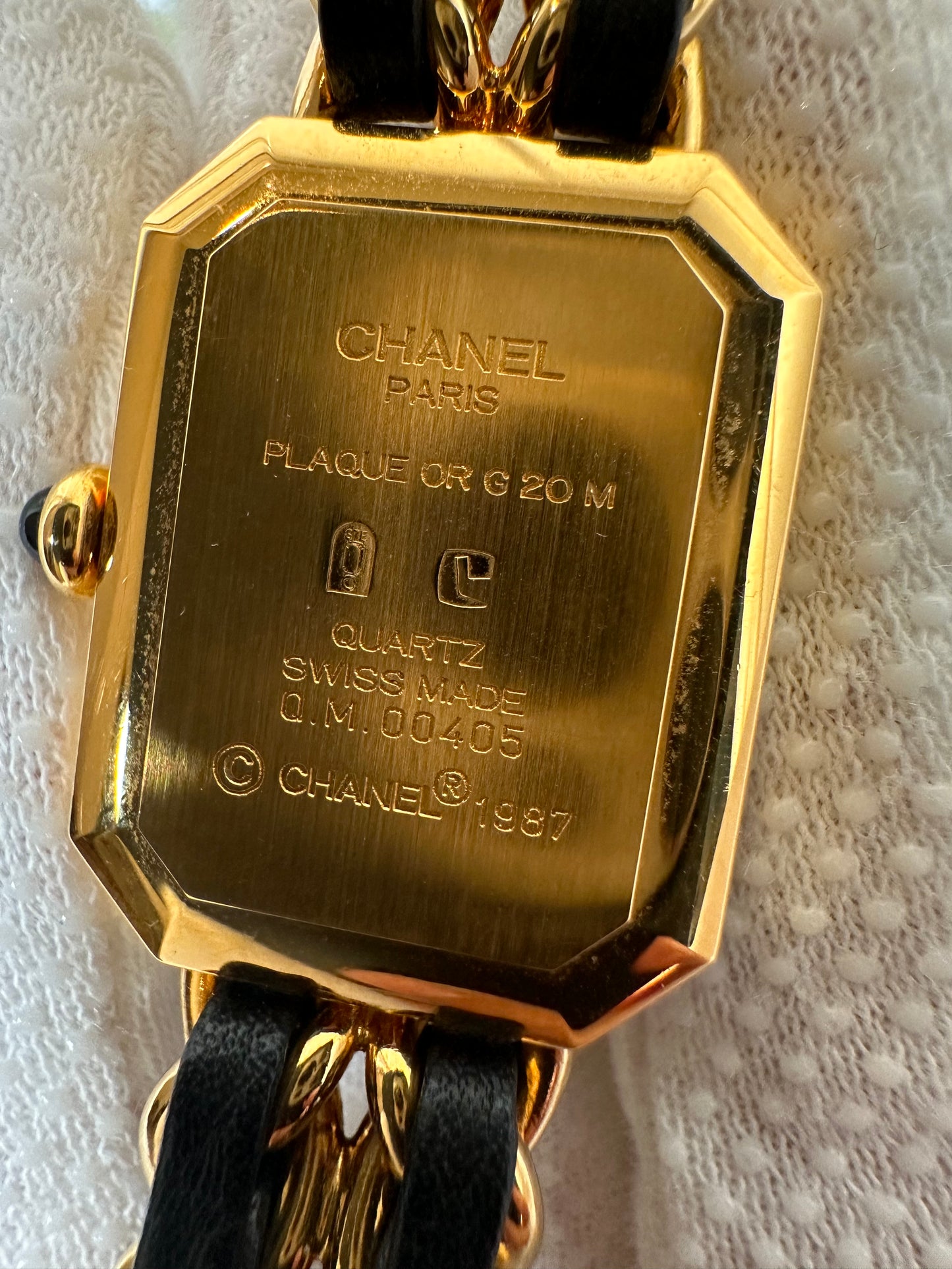 Preowned Chanel Premier Watch Gold Plated