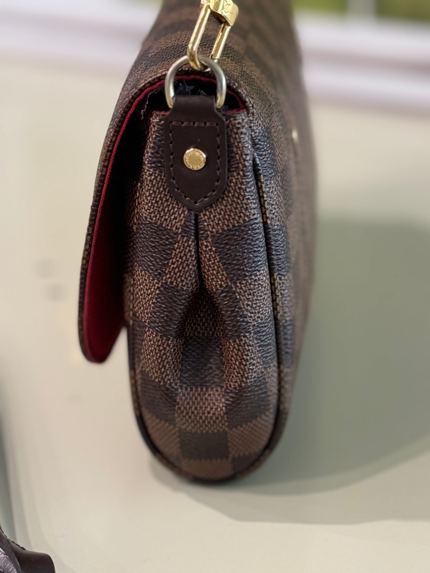 PREOWNED LOUIS VUITTON FAVORITE DAMIER EBENE