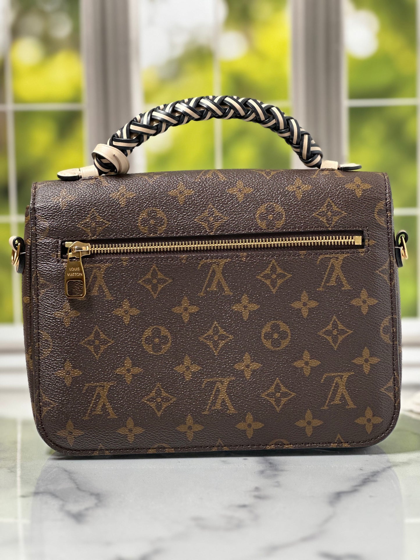 Preowned Louis Vuitton Braided Metis Hobo