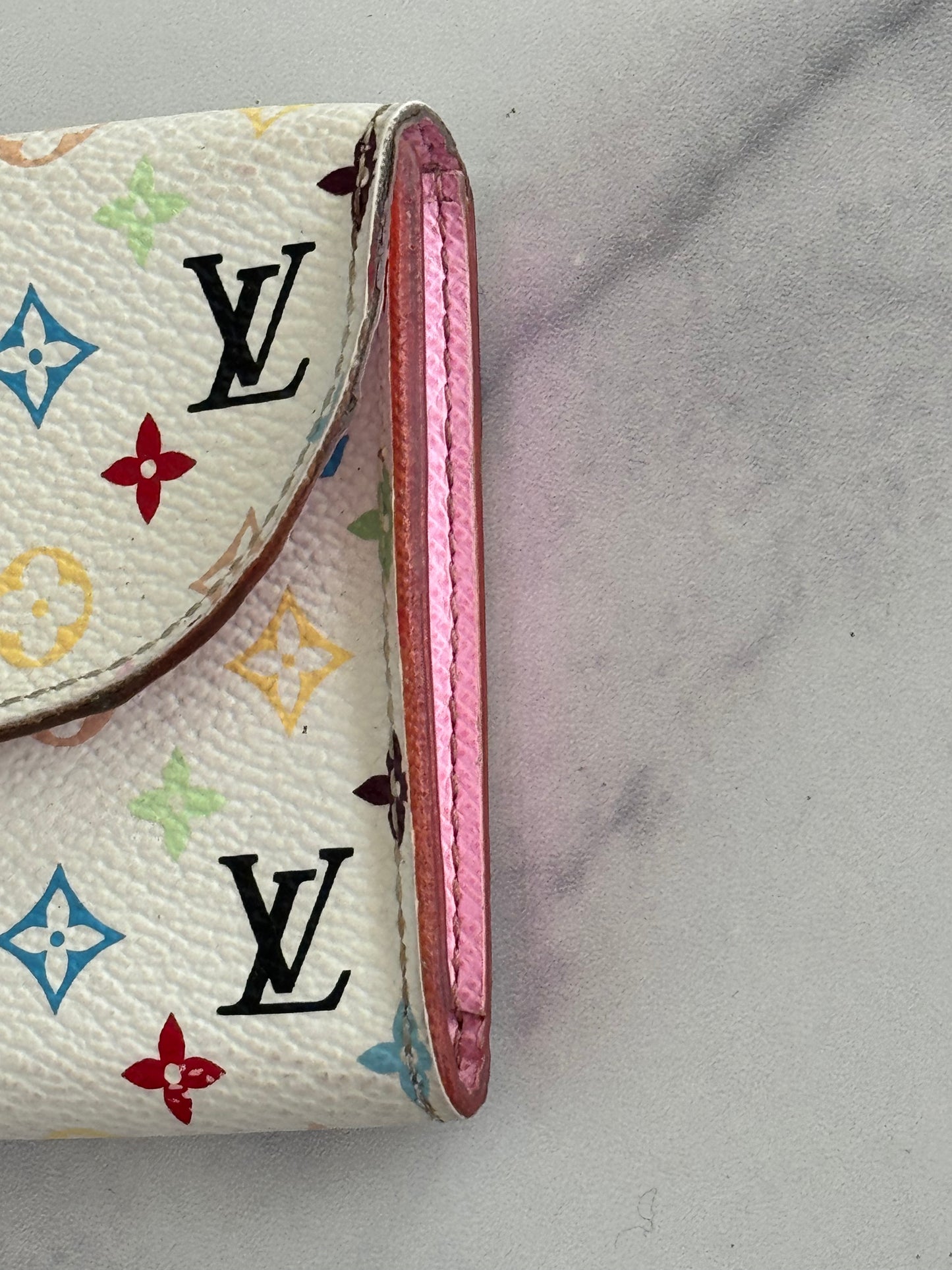 Pre-Owned Louis vuitton Card holder multicolor