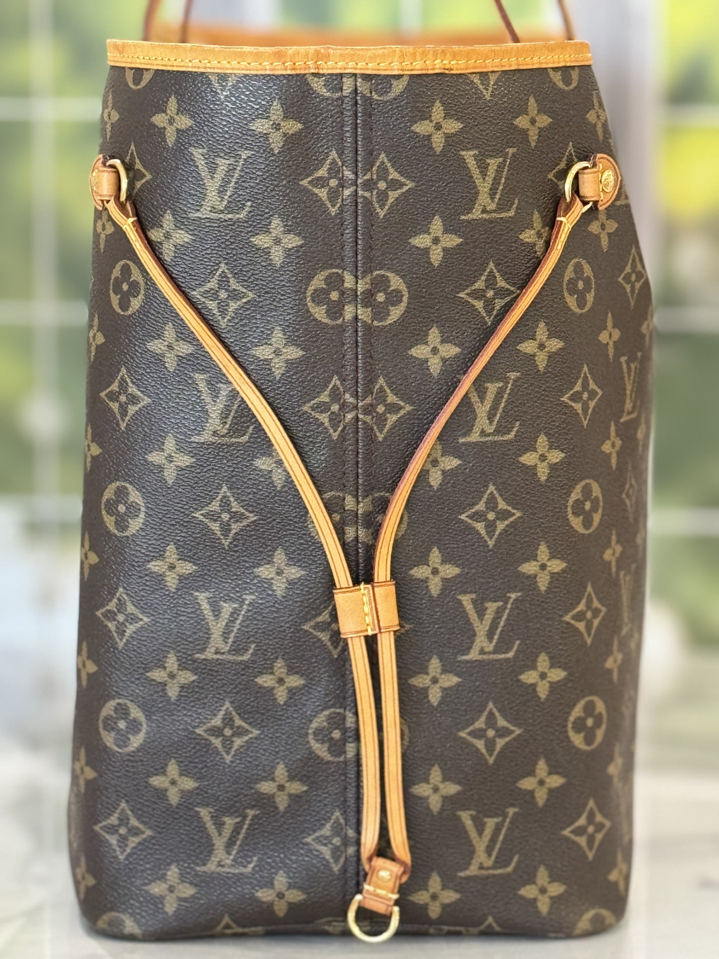 FL1195 Pre-Owned Louis Vuitton Neverful GM size Monogram