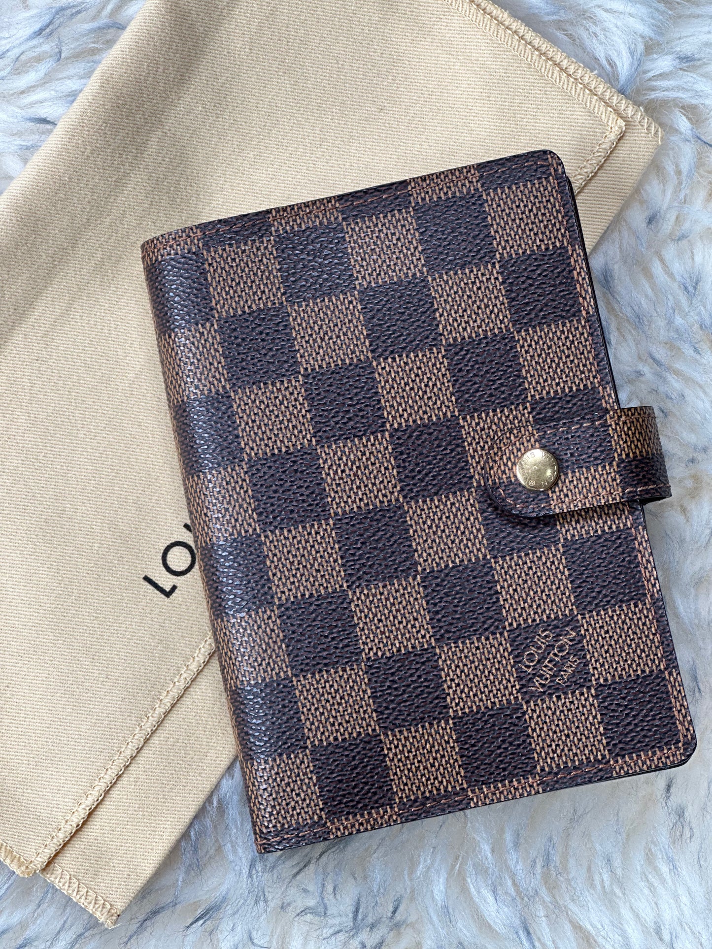 Preowned Louis Vuitton Agenda PM DE