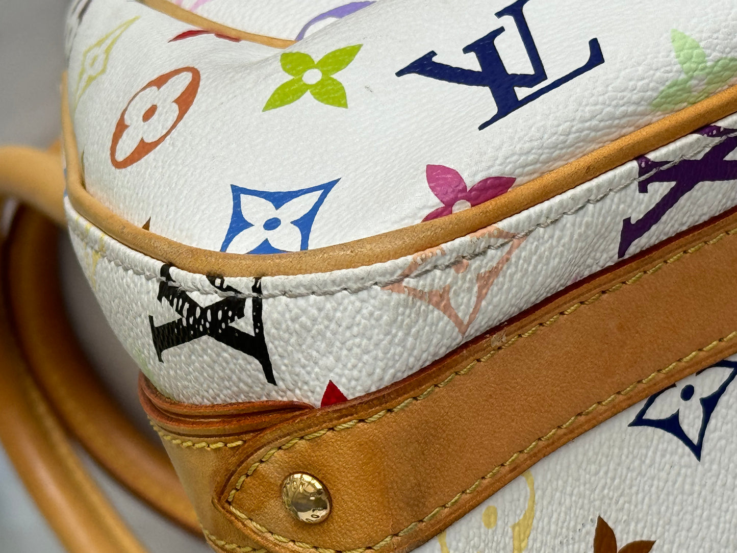 Pre-Owned Louis Vuitton Multicolor Priscilla White SP0086