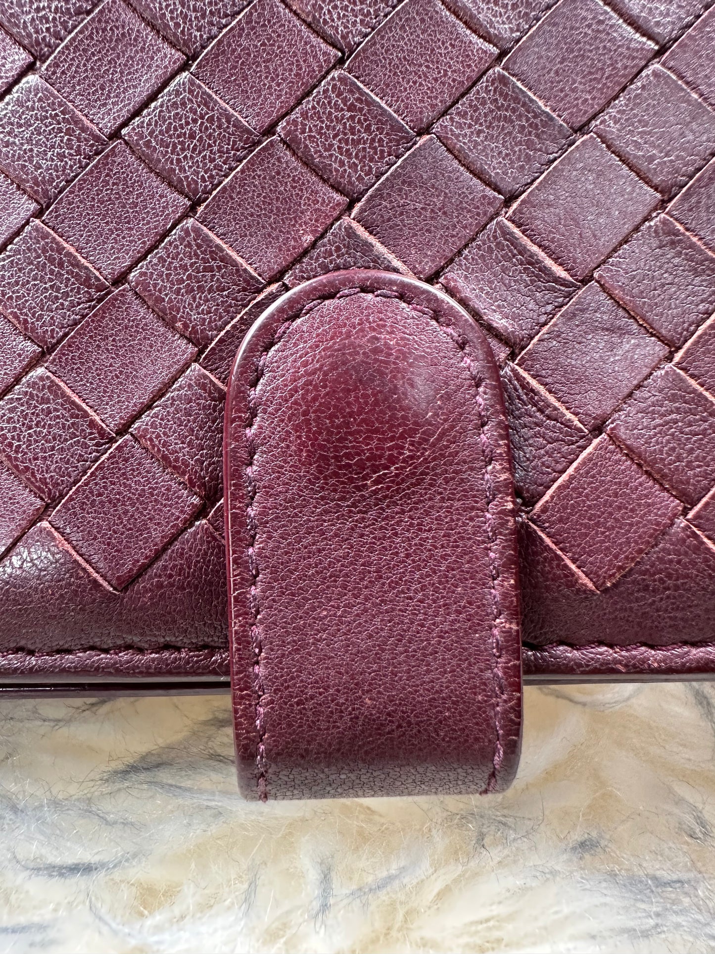 Preowned Bottega Veneta Long Wallet