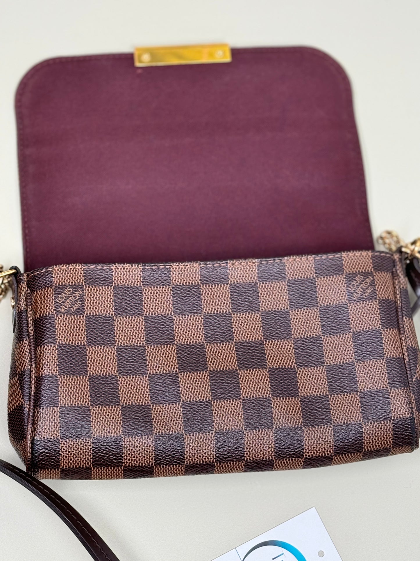 Preowned Louis Vuitton Favorite PM Damier Ebene