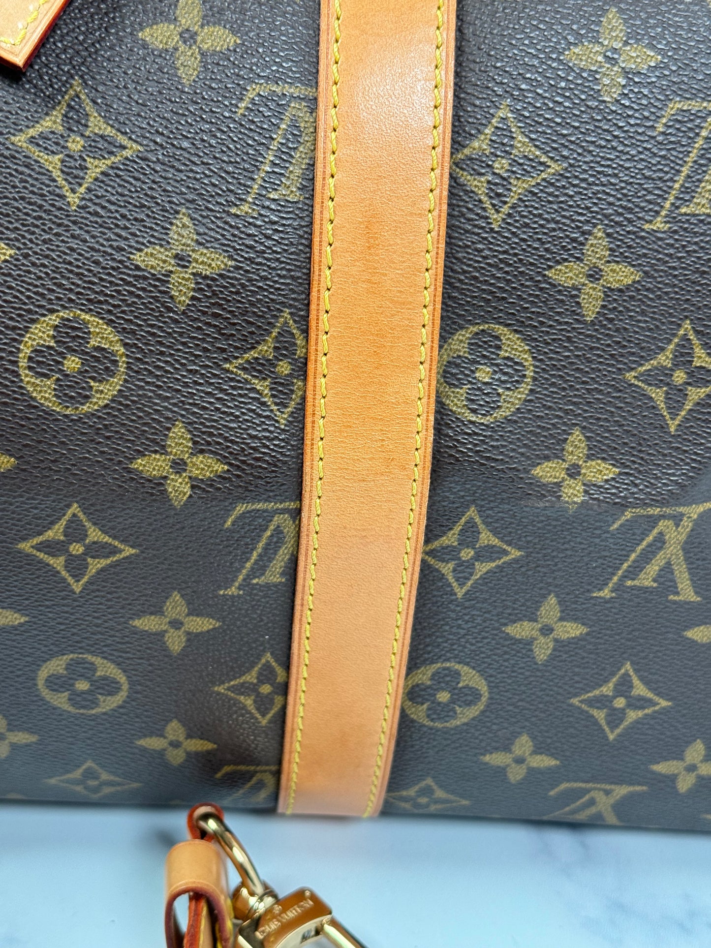 Preowned Louis Vuitton Keepall 45 Bandoliers