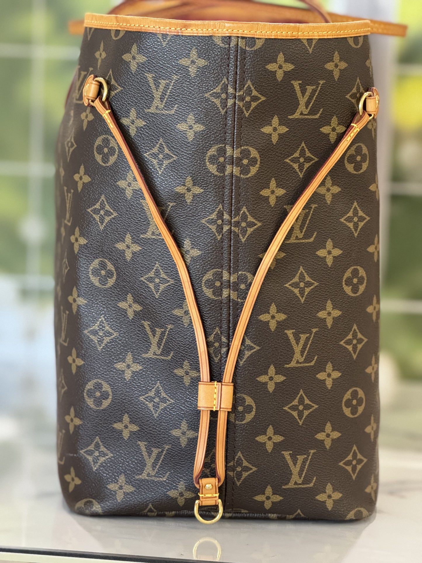 FL1195 Pre-Owned Louis Vuitton Neverful GM size Monogram