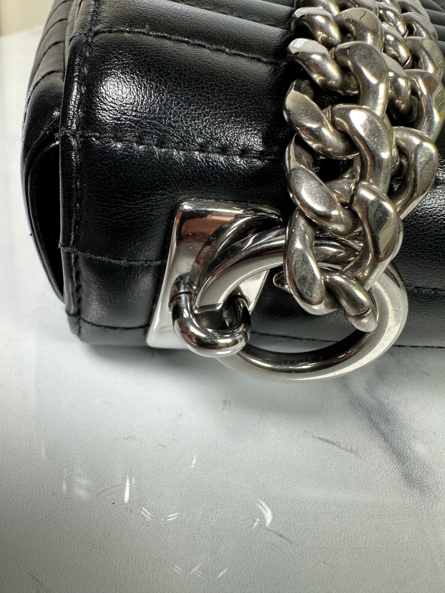 Pre-Owned Prada Chain Flap Bag Large