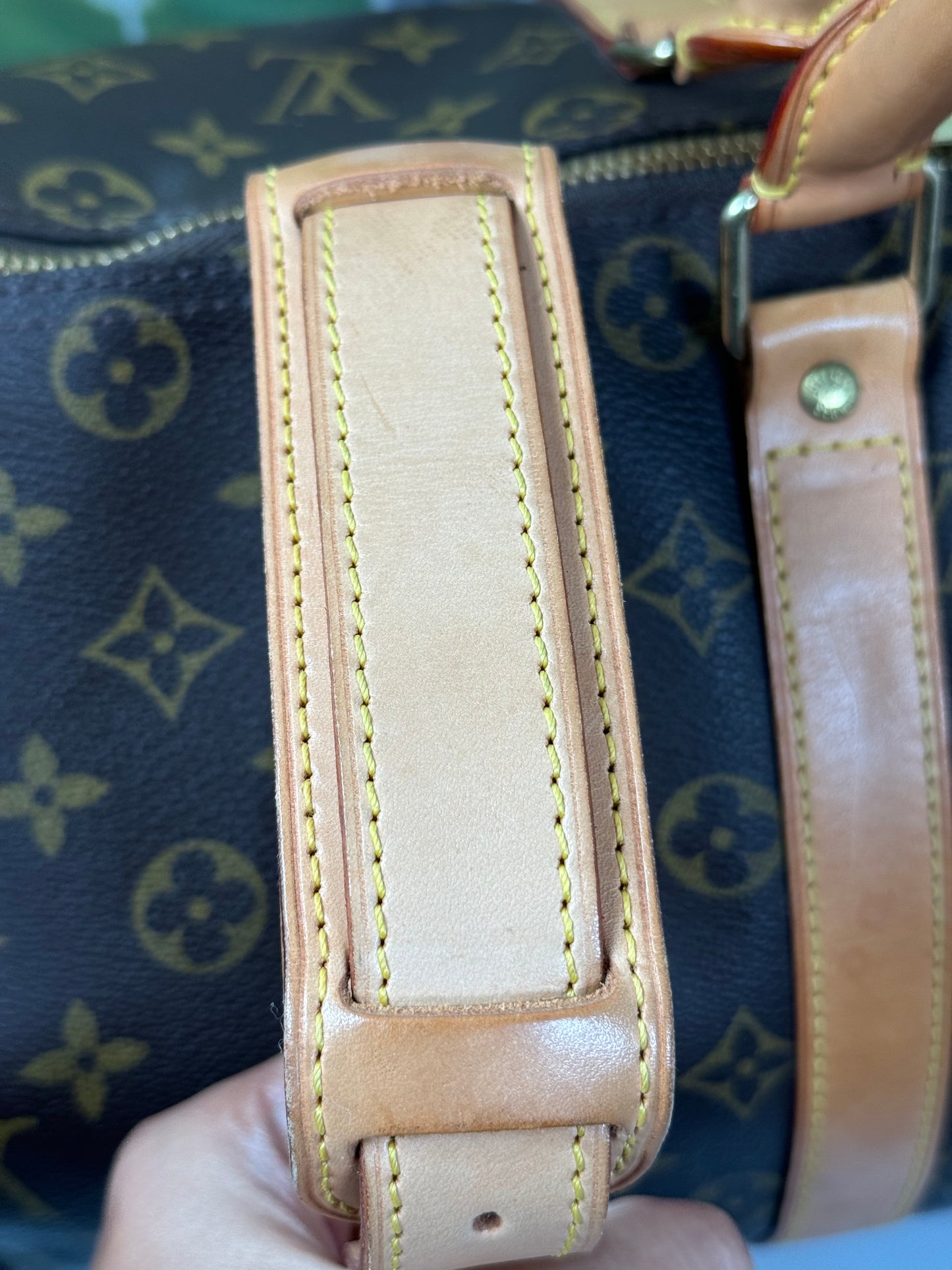 Preowned Louis Vuitton Keepall 45 Bandoliers