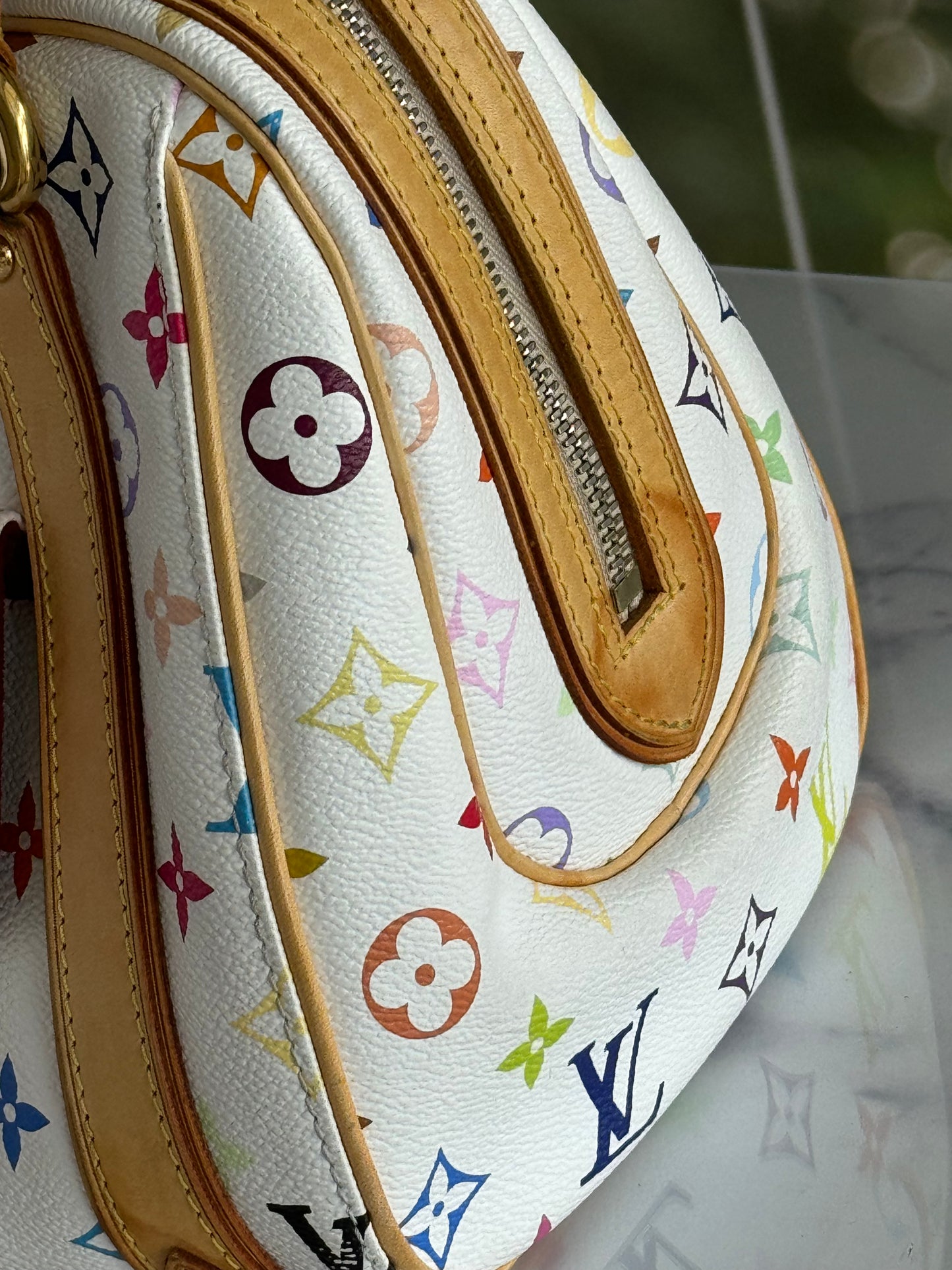 Pre-Owned Louis Vuitton Multicolor Priscilla White SP0086