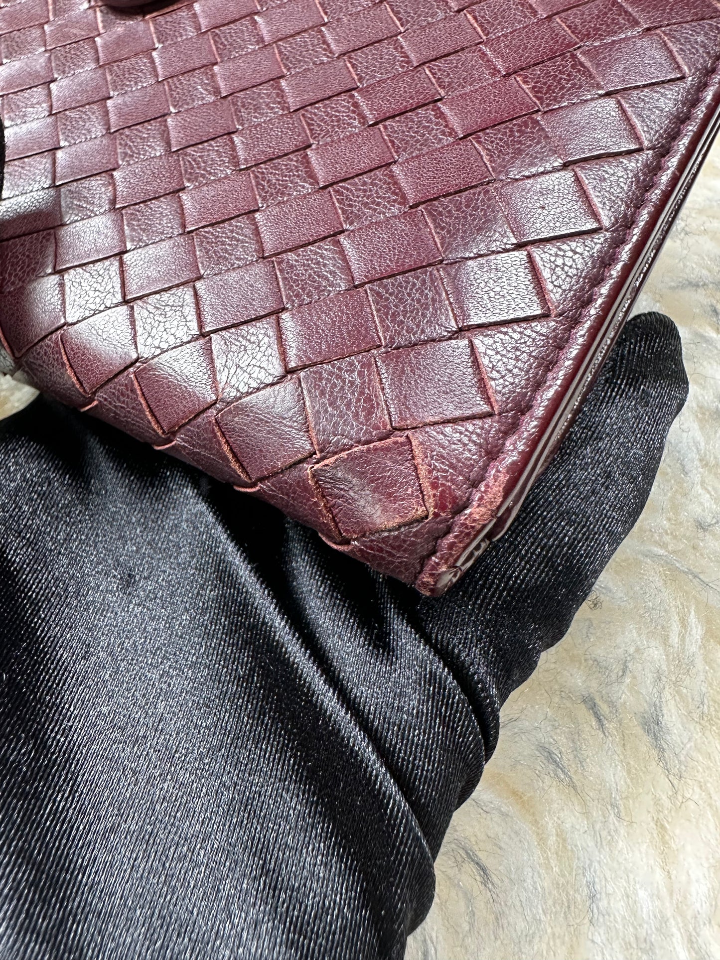 Preowned Bottega Veneta Long Wallet