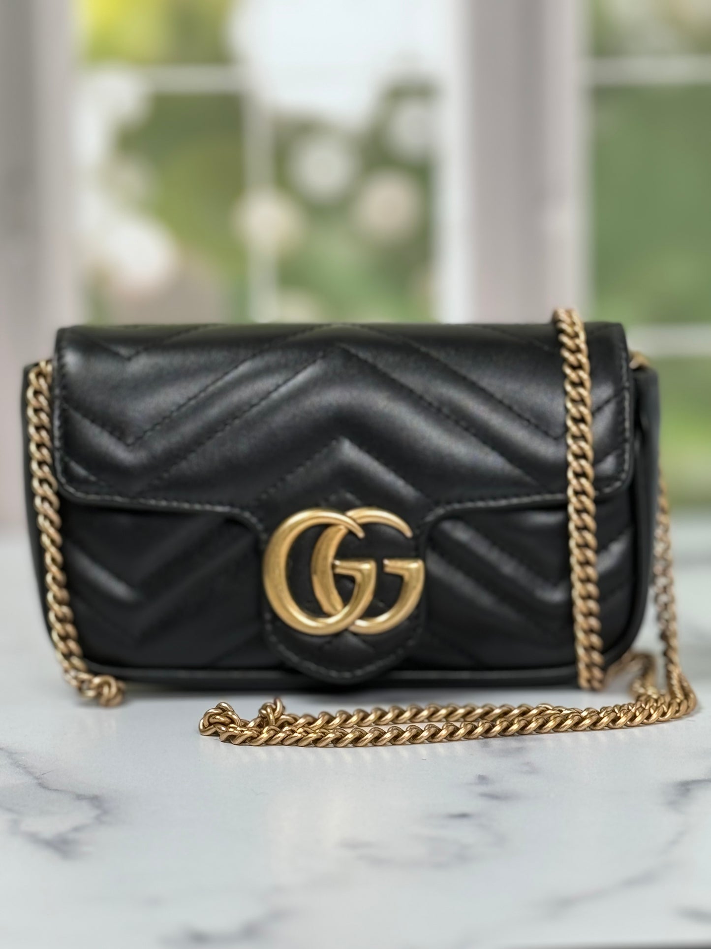 Preowned Gucci Marmont super Mini