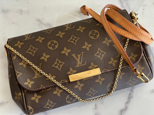 Preowned Louis Vuitton Favorite Monogram Mm Size