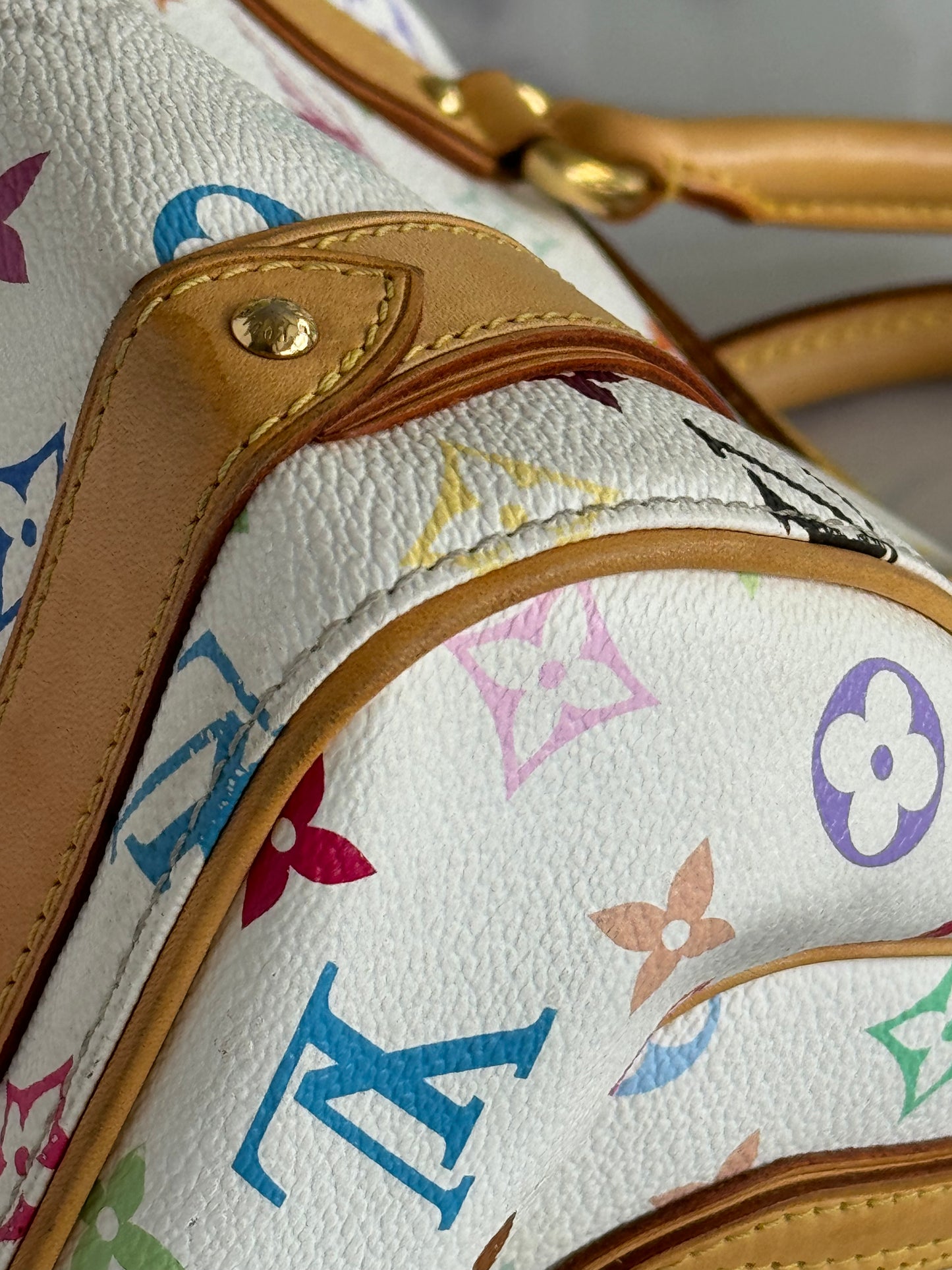 Pre-Owned Louis Vuitton Multicolor Priscilla White SP0086